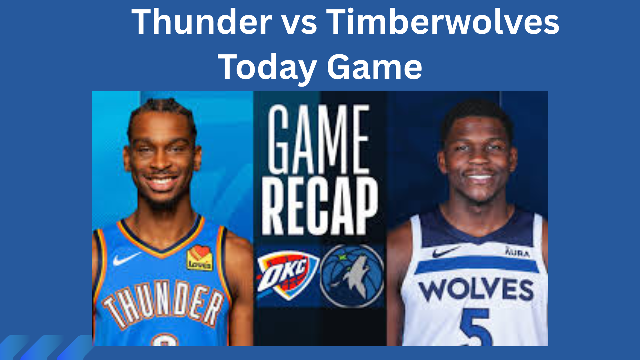 Thunder vs Timberwolves