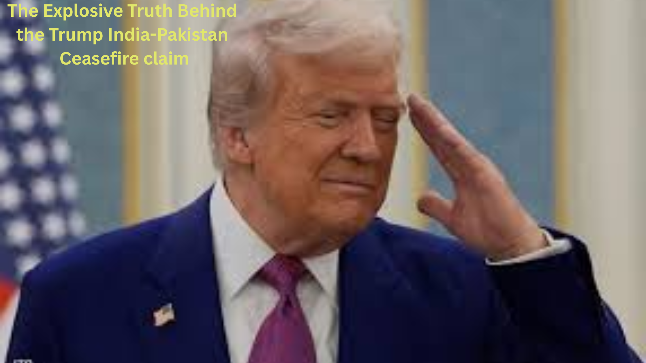 Trump India-Pakistan ceasefire claim