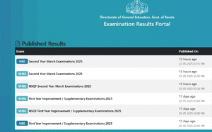 Kerala DHSE +2 Result 2025