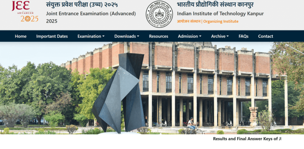 How to Check Your JEE Advanced 2025 Result